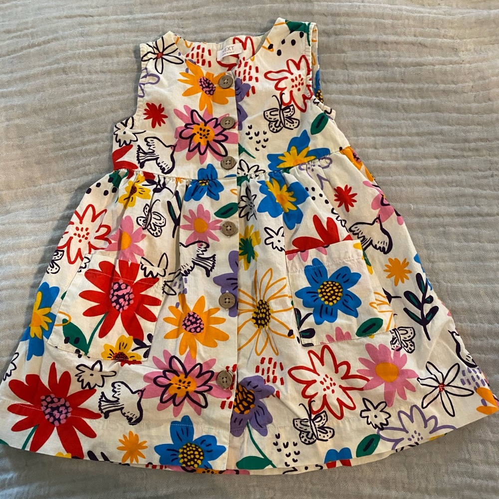 Next floral dress, 1.5-2T